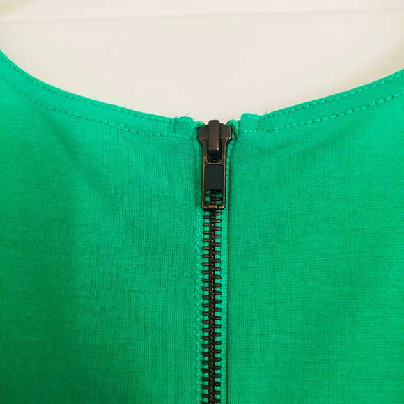 Gianni Bini Lawn Green Skater Dress with Pockets - Picture 5 of 6